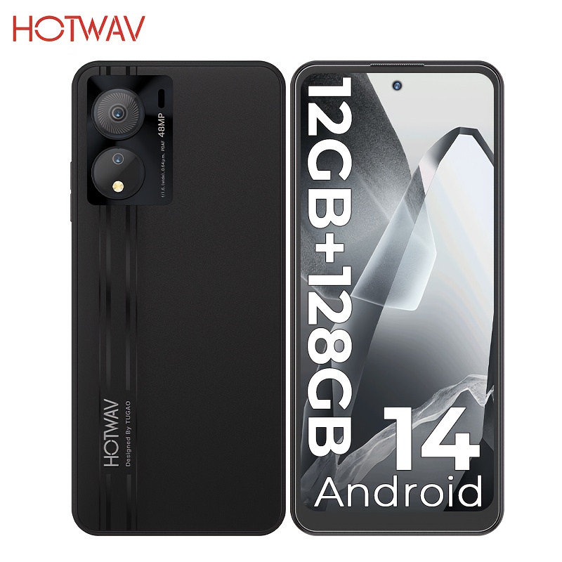 HOTWAV Note 12 EF - 6.8" HD+ дисплей, 12GB RAM + 128GB памет, 48MP+16MP камери, Android 14, Dual SIM, 4G, Wi-Fi, GPS, Face ID - Image 5