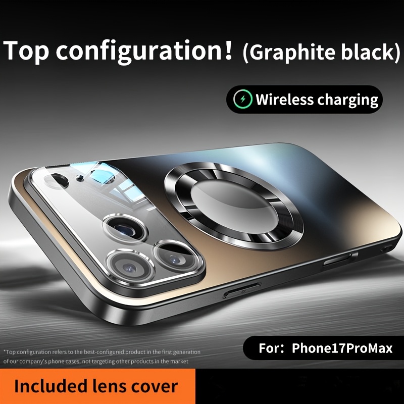 Матов Калъф за iPhone 11-17 Pro Max/Air – Титаниев Металик, Защита на Камерата, Безжично Зареждане - Image 17