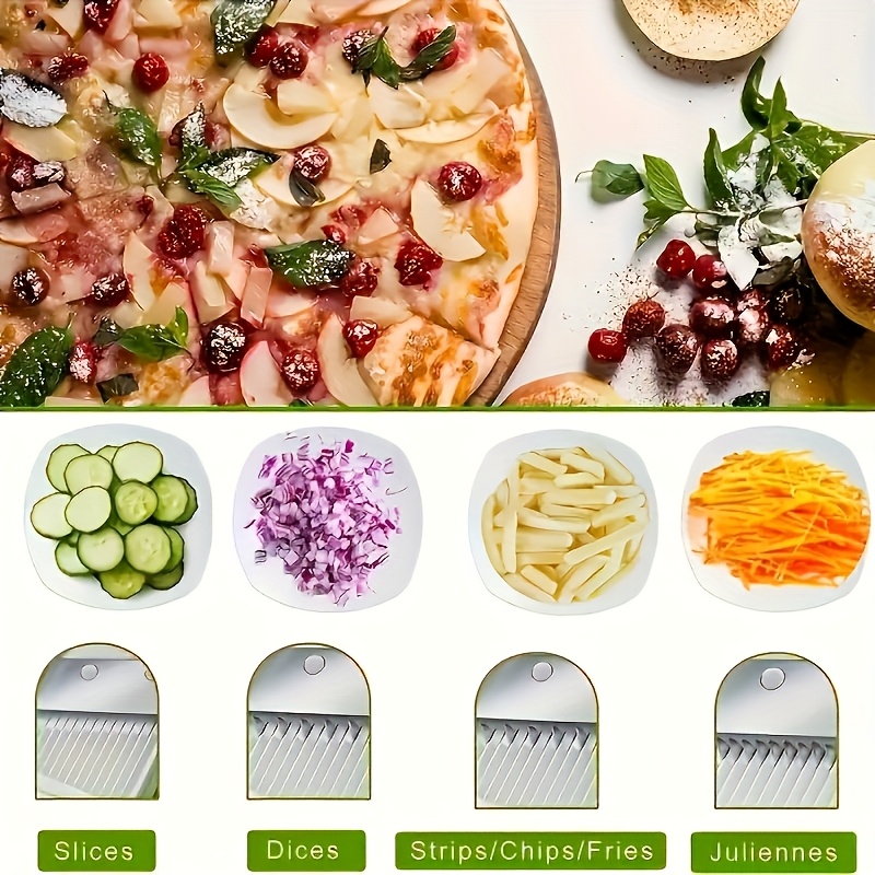 Кухненска Резачка за Зеленчуци и Картофи – 5 в 1 с 4 Режима и 100+ Дебелини - Image 12