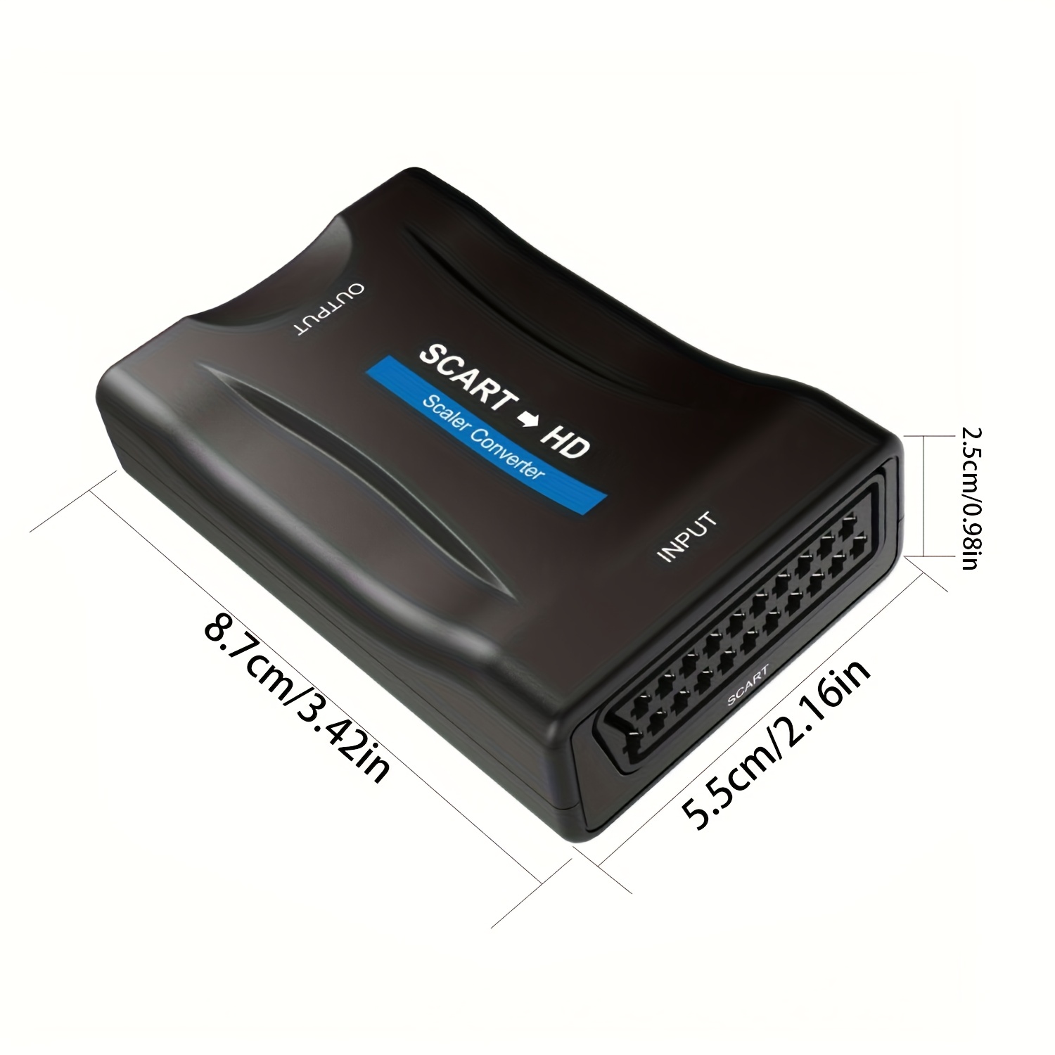 SCART към HDTV конвертор 1080P – висококачествен аудио/видео адаптер за Sky Box и DVD - Image 4
