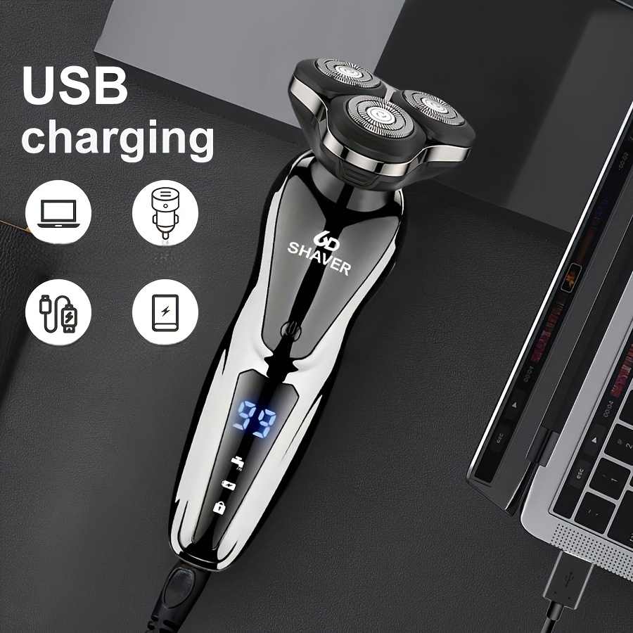 Електрическа Самобръсначка 3 в 1 – USB Преносим Тример с 3D Плаващо Острие - Image 6