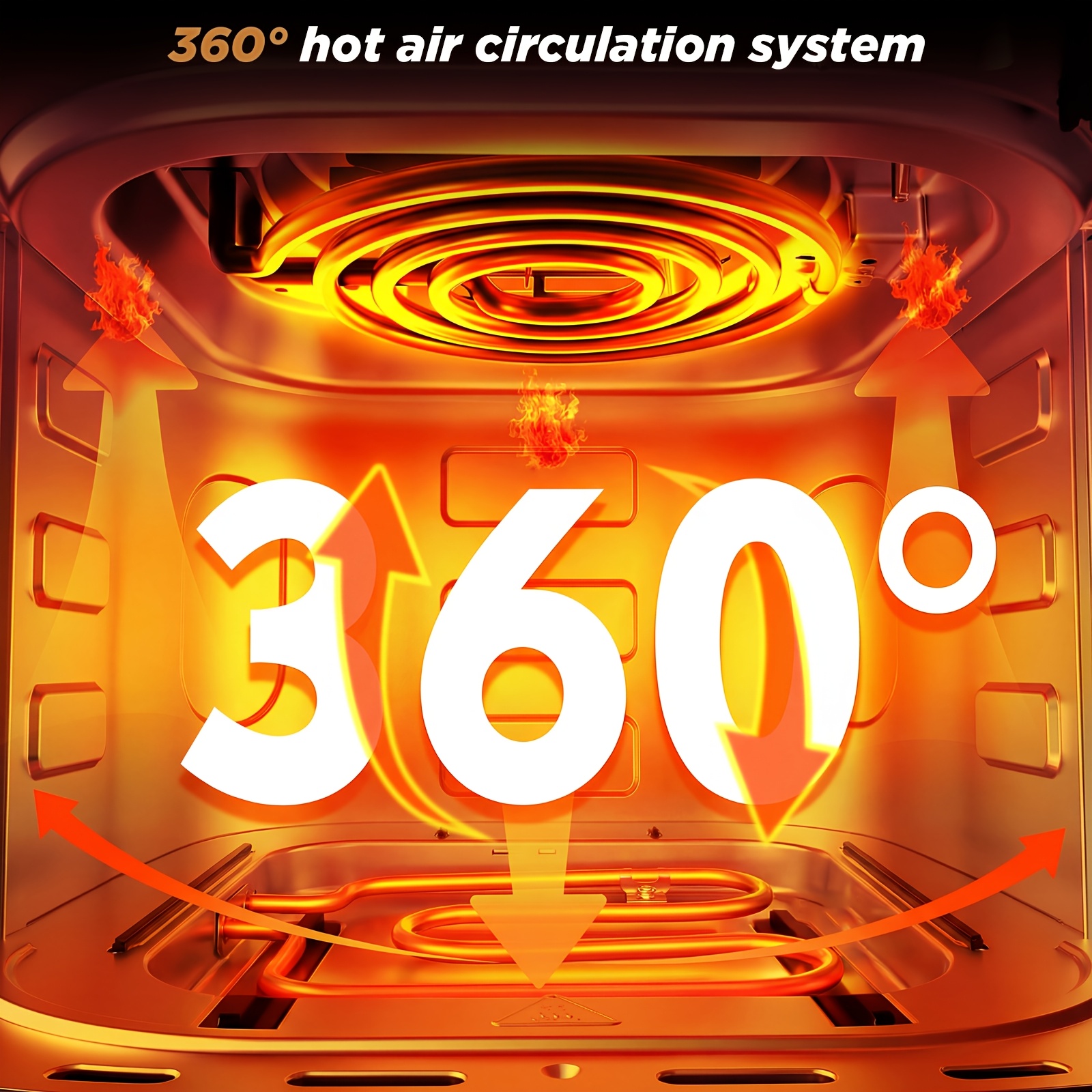 Air fryer Kehot 10L 2000W - фритюрник от неръждаема стомана 304 - Image 9