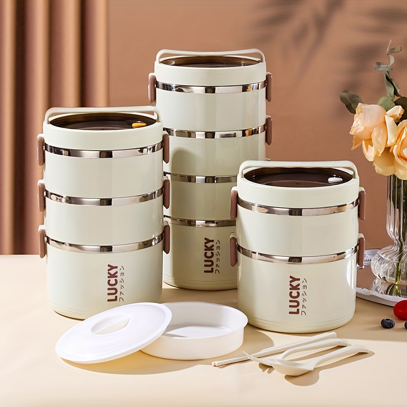 Кутия за Обяд от Неръждаема Стомана с Чанта – Изолирана Lunch Box за Училище и Работа - Image 4