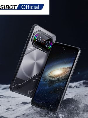 FOSSiBOT F114 външен смартфон – 6.67″ HD+, 50MP AI тройна камера, 16GB+128GB, IP68K/IP69K удароустойчив, Android 15, GPS/NFC