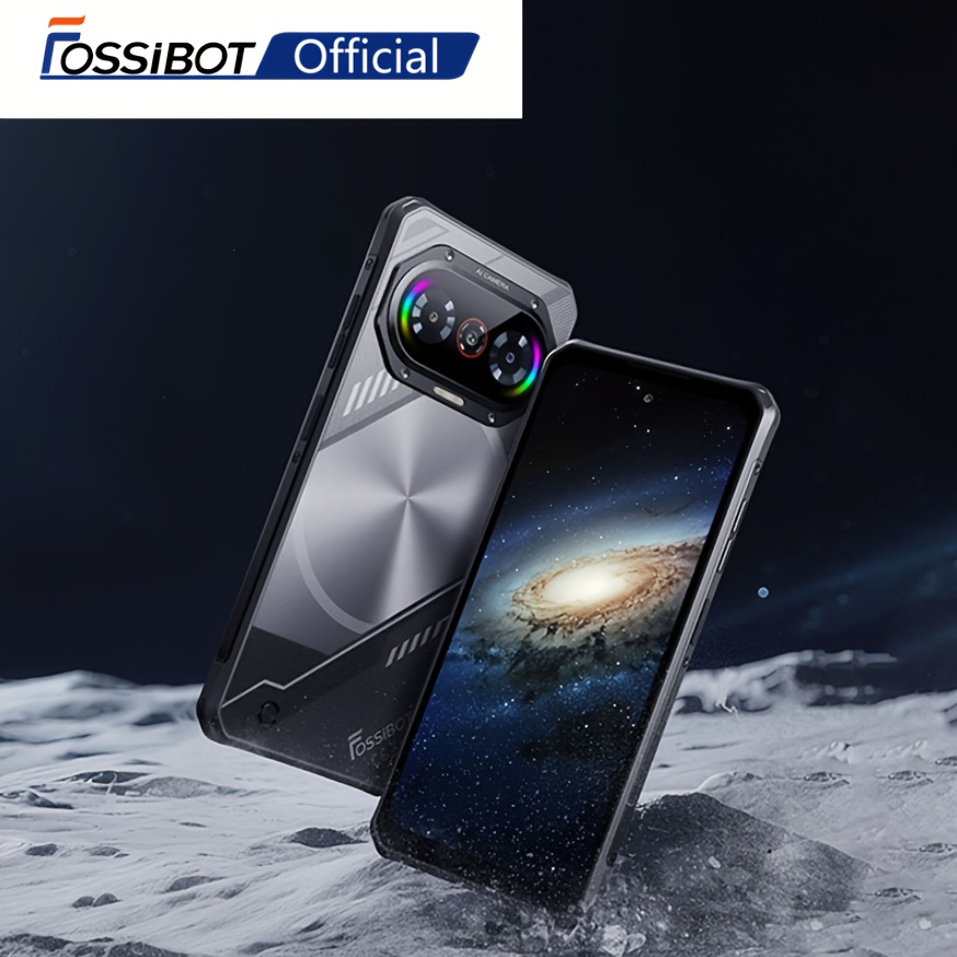 FOSSiBOT F114 външен смартфон - 6.67" HD+, 50MP AI тройна камера, 16GB+128GB, IP68K/IP69K удароустойчив, Android 15, GPS/NFC