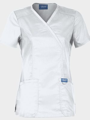 Дамска медицинска туника CHEROKEE WRAP WHITE WWE610