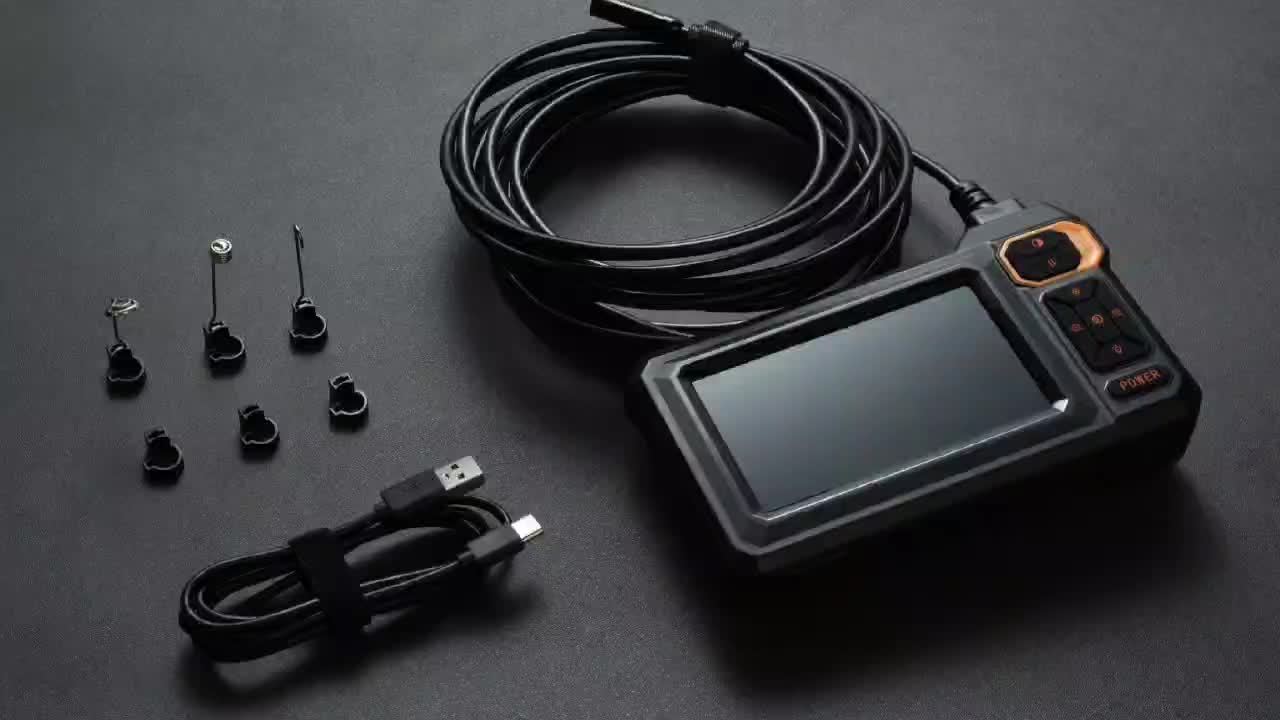 Ендоскопска камера с 10.92 cm LCD – HD 1080P, IP67, 8 LED, 5.03 м бороскоп за инспекции - Image 9