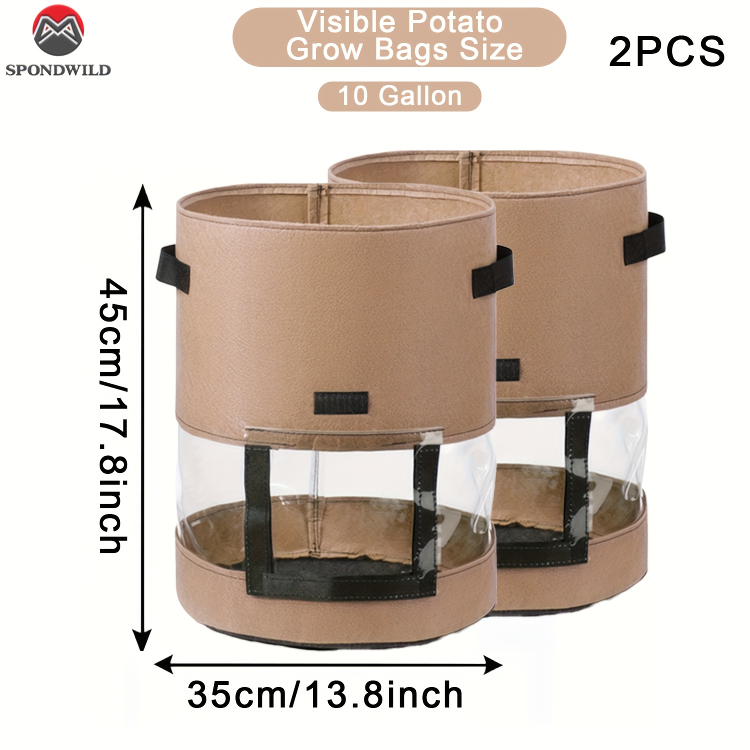 Чанти за картофи 26,5 л – саксии за засаждане с клапа - Image 20