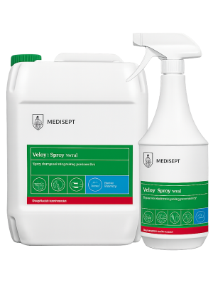 Дезинфектант за Бърза Дезинфекция на Повърхности | Medisept | Velox Spray – 1 л / 5 л