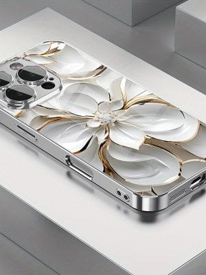Луксозен калъф за iPhone 11-16 серии – Галванизирано стъкло, удароустойчив и стилен