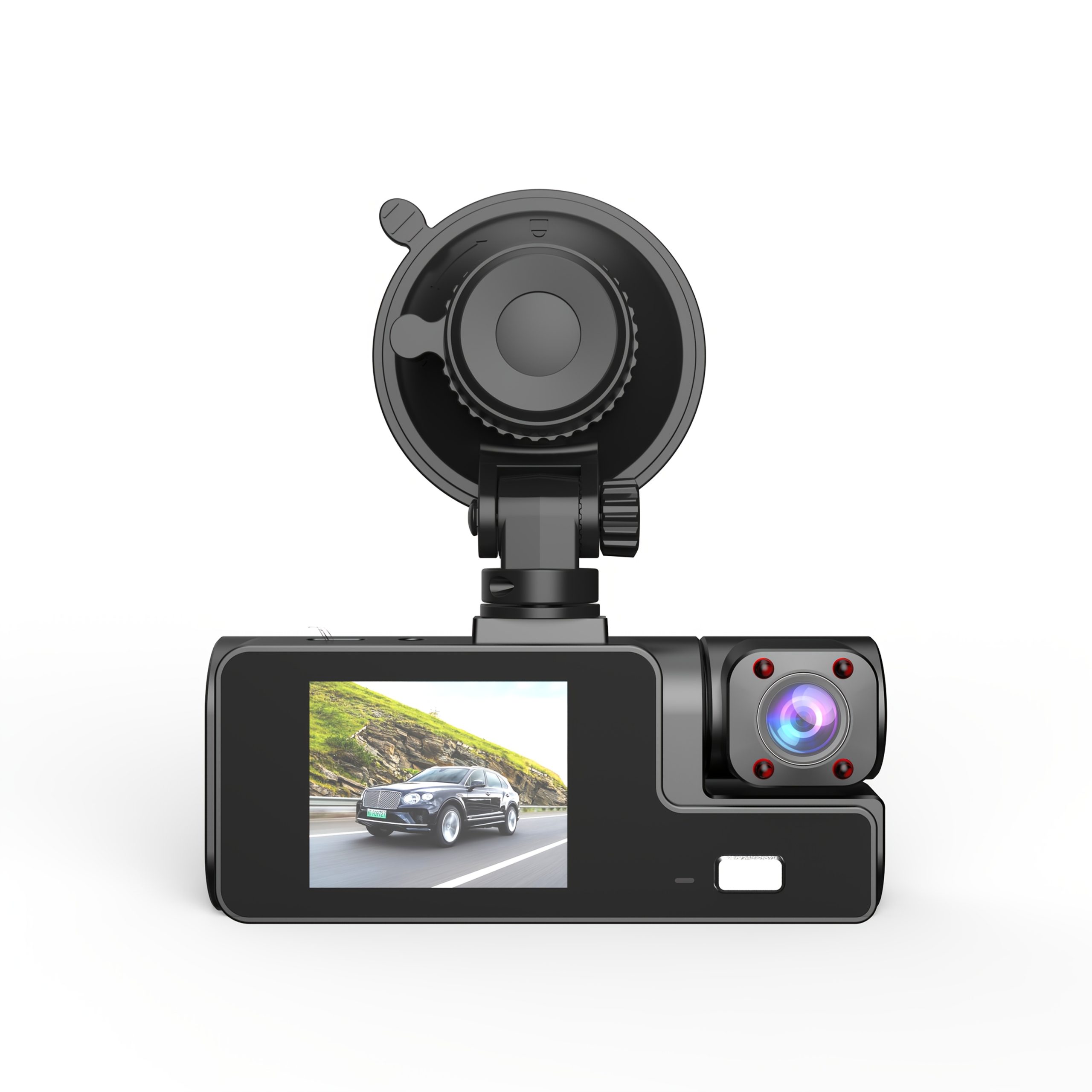 Автомобилна камера Dash Cam 1080P + 720P – предна и задна камера, опция с/без карта - Image 10