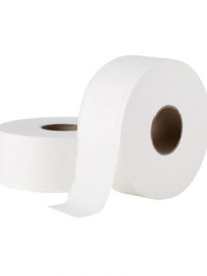 Тоалетна хартия джъмбо ролка, 100% целулоза, 3-пластова, 400 г (12 бр) | Dixon Jumbo Roll