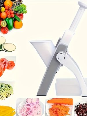 Кухненска Резачка за Зеленчуци и Картофи – 5 в 1 с 4 Режима и 100+ Дебелини