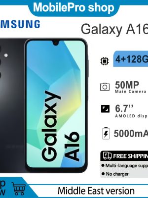 SAMSUNG Galaxy A16 4G 4+128GB – 6.7″ екран, 50MP основна камера, Android 14, батерия 5000mAh, без зарядно