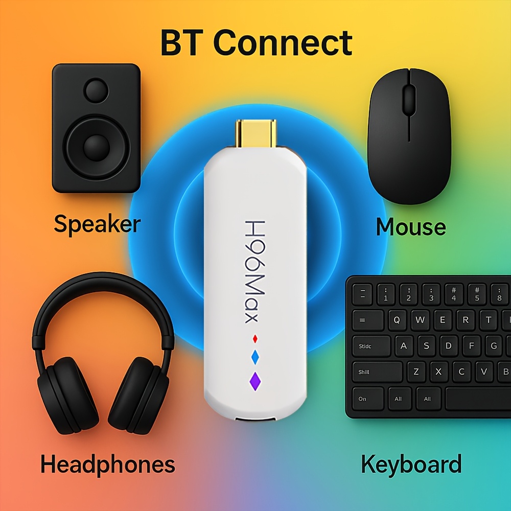 H96 Max 2026 Android 14 TV Stick – 4K Ultra HD, AI гласов контрол, Wi‑Fi 6 и 3D поддръжка - Image 8