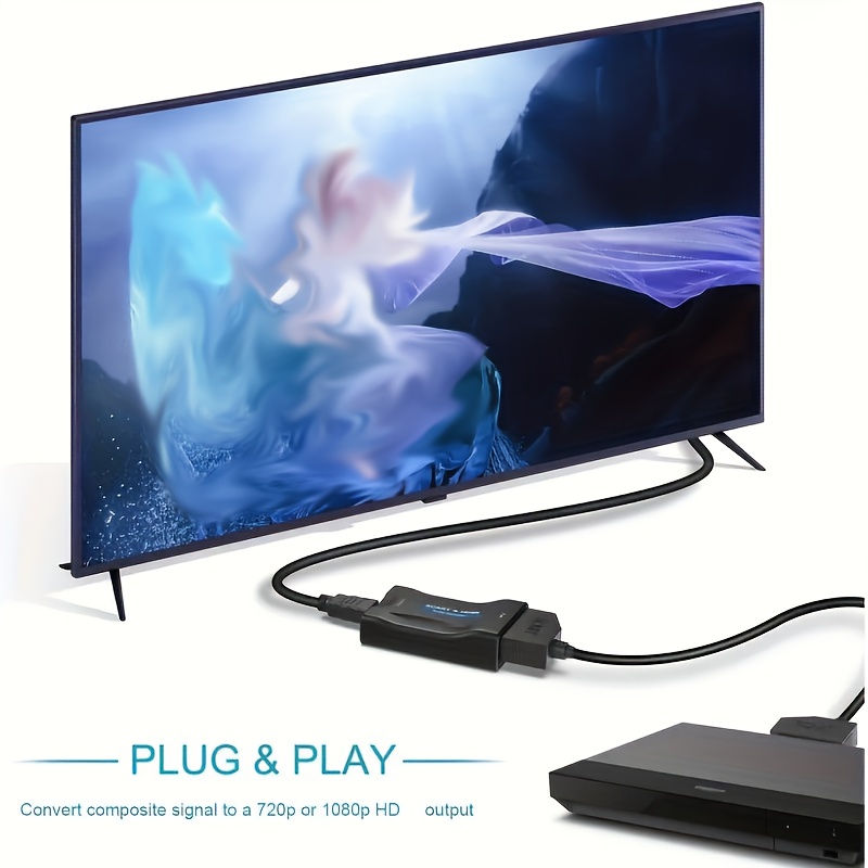 SCART към HDTV конвертор 1080P – висококачествен аудио/видео адаптер за Sky Box и DVD - Image 7
