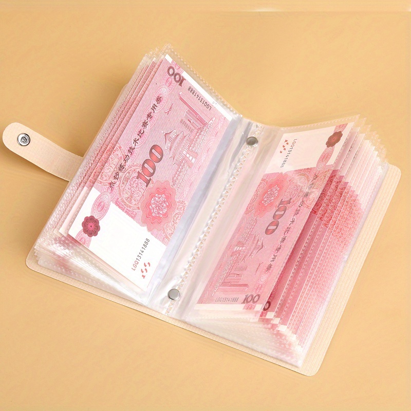 Стилна парична касичка – PVC кожа, правоъгълна форма с удобно щракване - Image 2