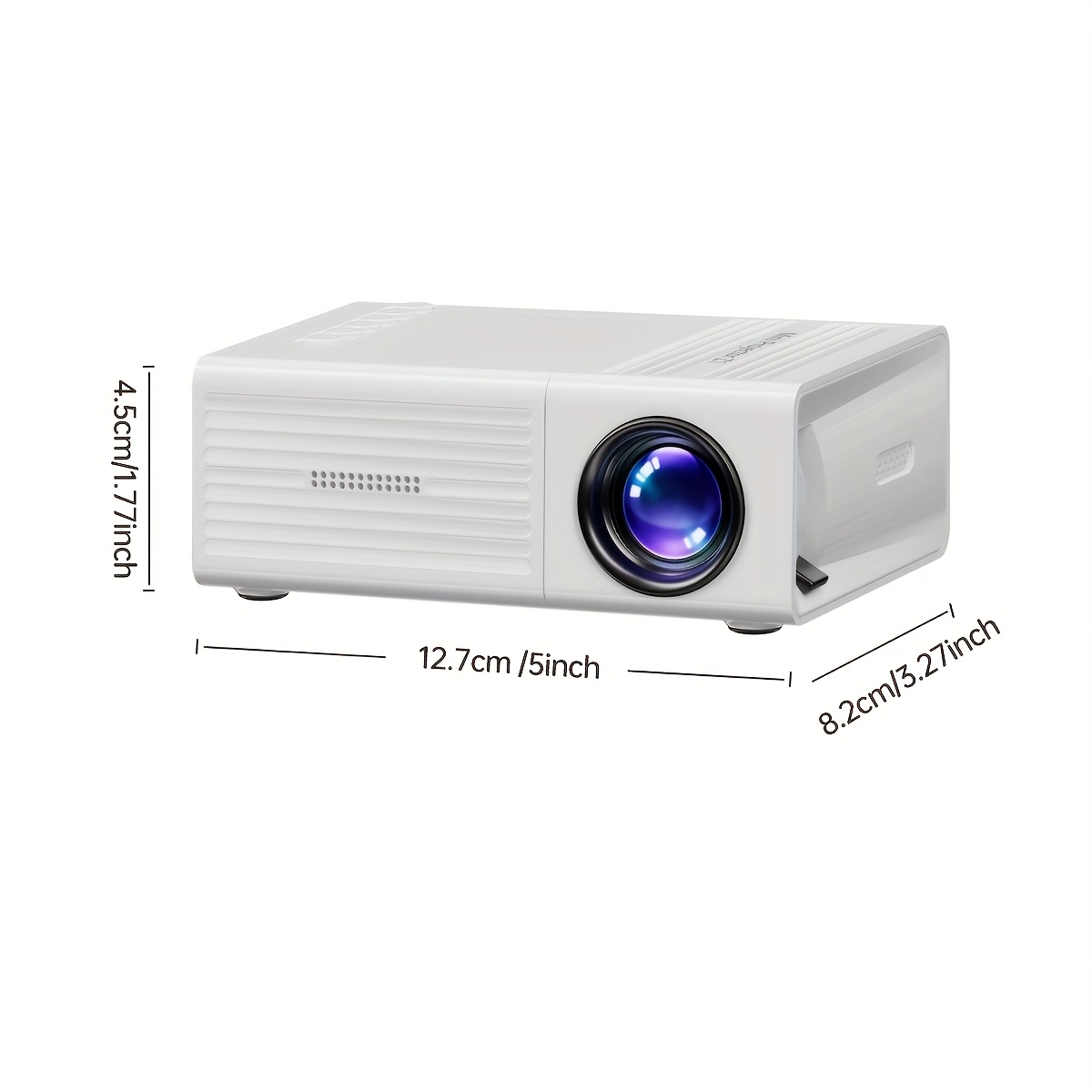Мини проектор с LCD екран – 1080P качество, USB връзка, дистанционно управление и универсална съвместимост - Image 2