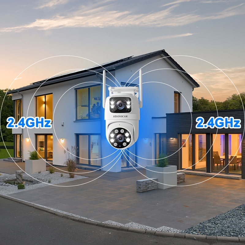 Смарт Камера за Външно Наблюдение - IP66, AI Технология, Двойна Леща, Двупосочно Аудио - Image 9