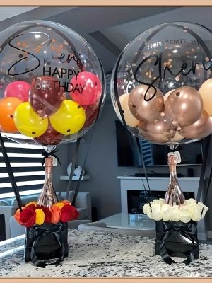 Прозрачни балони Bobo 15 бр – големи балони за украса 26/30 инча