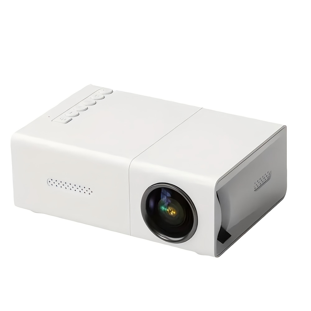 Мини преносим LED проектор – 240P резолюция, поддръжка на 1080P, USB захранване, компактен дизайн - Image 3