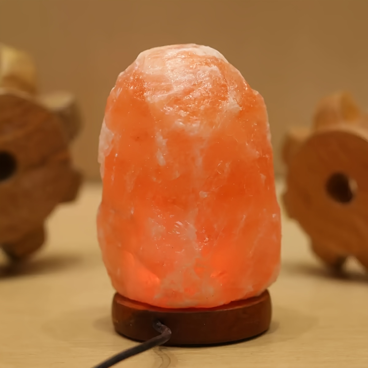 Хималайска солна лампа USB – нощна лампа с топла светлина - Image 2
