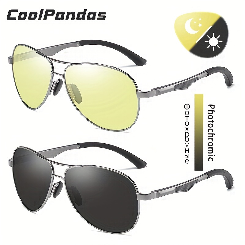 Фотохроматични Очила Coolpandas за Шофиране – Дневно и Нощно, UV400 Защита - Image 2