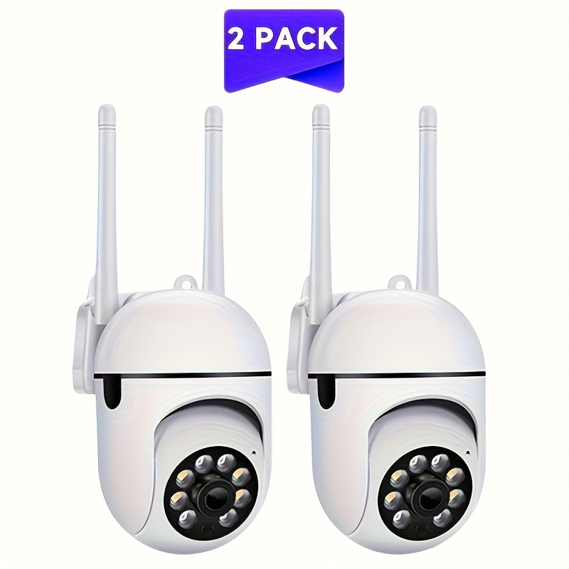 2 бр. Сферични WiFi Камери - Цветно Нощно Виждане, Двупосочно Аудио, Pan/Tilt/Zoom - Image 3