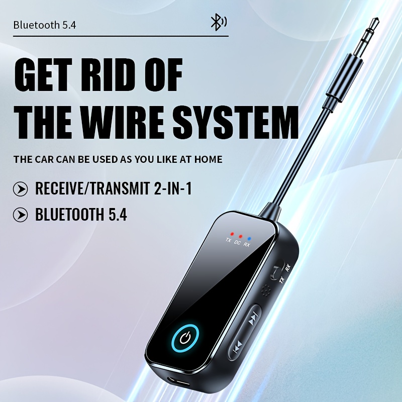 Bluetooth 5.4 TX/RX адаптер – безжичен аудио приемник/предавател за кола, самолет, ТВ и компютър - Image 7
