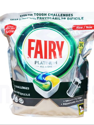 Fairy Platinum All in One 96 бр | Капсули за Съдомиялна Машина