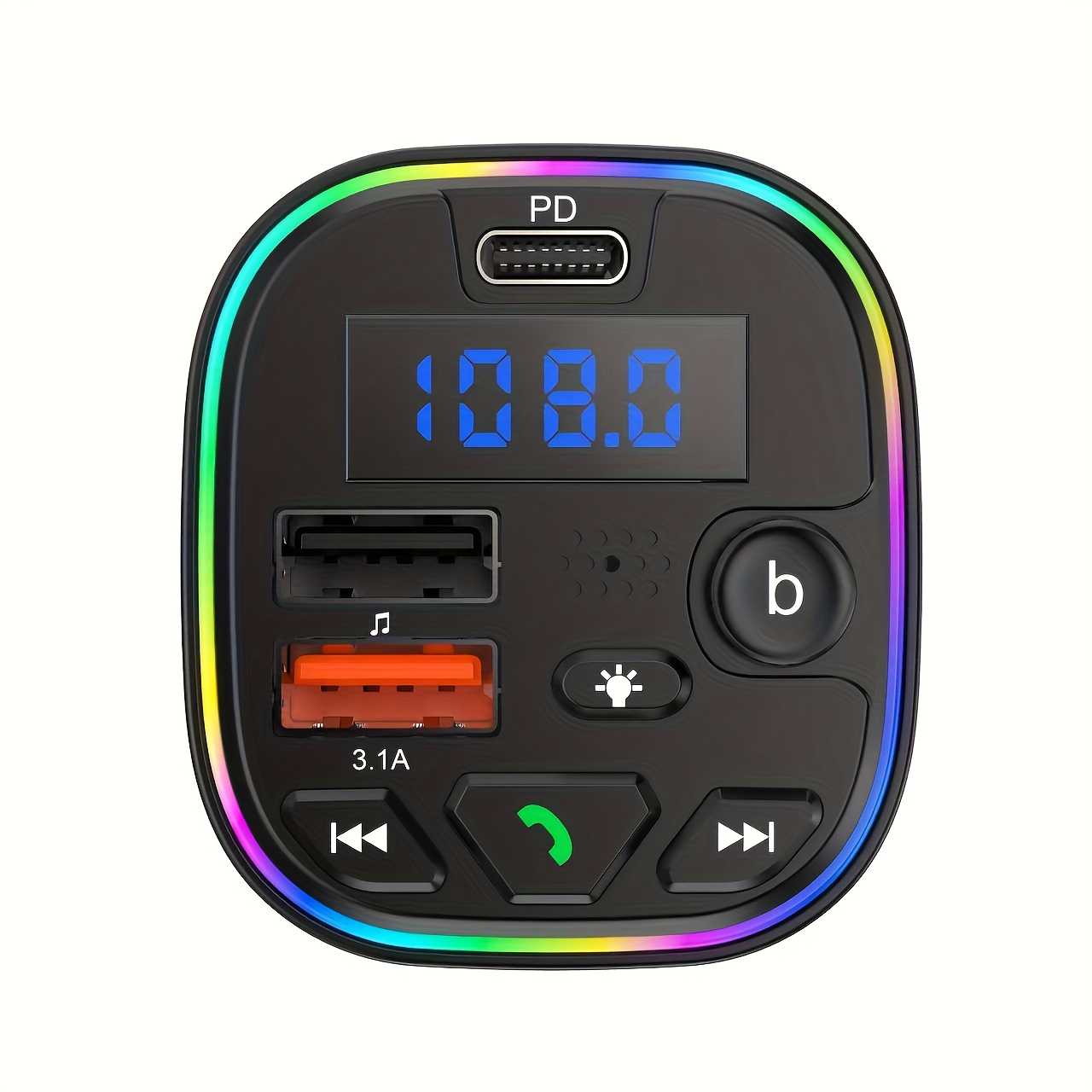 FM Трансмитер с Bluetooth и USB – Авто Зареждане за Телефон и Таблет + Свободни Ръце за Обаждания - Image 6