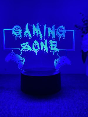 3D LED нощна лампа с герой от игра – мини настолна лампа за подарък