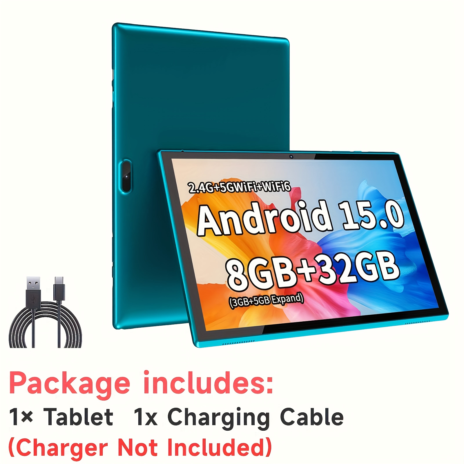 PEICHENG 10" таблет Android 15 – 8GB RAM, 32GB ROM, FHD IPS, 6000mAh батерия - Image 13