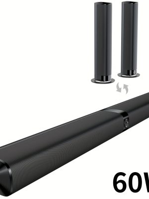 Звукова лента за Smart TV 2-в-1 с дълбок бас и безжична връзка