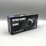 Черни нитрилни ръкавици ALDENA 8 гр – 50 бр | Black Nitrile Gloves 8g Diamond Grip - Image 3