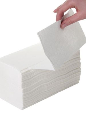 Кърпи за ръце V-fold, 100% целулоза, 200 бр | Двупластови, HoReCa качество