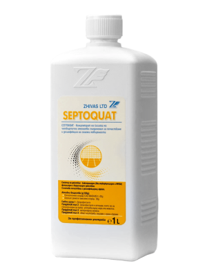 Septoquat 1 L – Професионален концентрат за почистване и дезинфекция на повърхности | Септокват