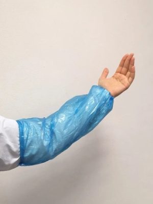 Ръкавели полиетилен и НТТ еднократни – 100 бр | Водоустойчиви, защитни, с ластик