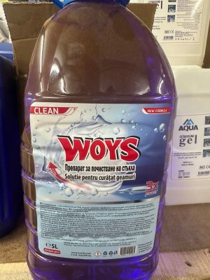 Препарат за стъкла 5 л | Woys Glass Cleaner 5L – Професионален препарат за прозорци и огледала