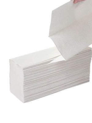Кърпи за ръце Z-fold, 100% целулоза, 200 бр | Двупластови, HoReCa стандарт