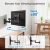 Телескопична стенна стойка за TV 10–32″ – наклон 15°, завъртане 180°, VESA 100×100, до 13.61 kg