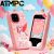 ATMPC детски смартфон 2.8″ тъчскрийн – двойни камери, музикален плейър, електронна книга, пъзел игри, календар и будилник, тема розов еднорог
