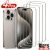 4 бр. HD закалено стъкло за iPhone 11–17 Pro/Pro Max/Plus – защитно стъклено фолио