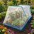Мрежа за защита на растения – сгъваема градинска палатка