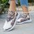 Дамски обувки в ретро етно стил – Леки, slip-on, мека подметка, дишащ flyweave