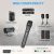 Черeн 2.4GHz безжичен микрофон – USB Type‑C зареждане, литиева батерия 18650, 6.35 мм жак