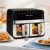 Air fryer 2×4.5L – двоен фритюрник с таймер и неръждаема стомана