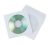 Плик за CD с прозорец – бял | CD Paper Sleeve with Window – White